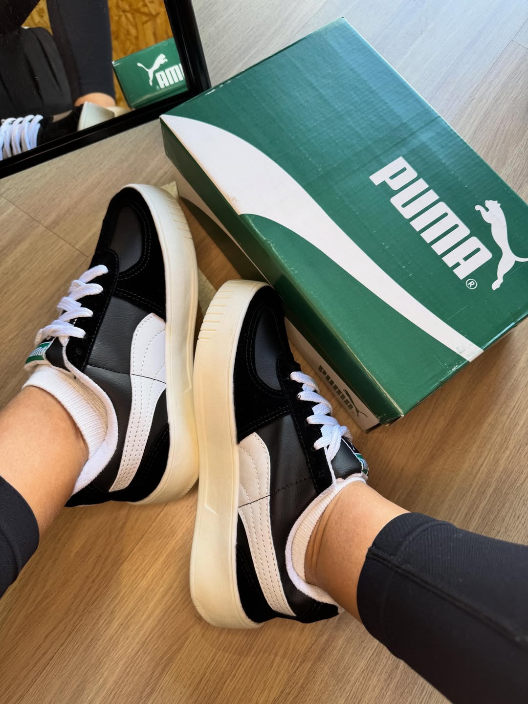 Puma Preto com Branco — Puma